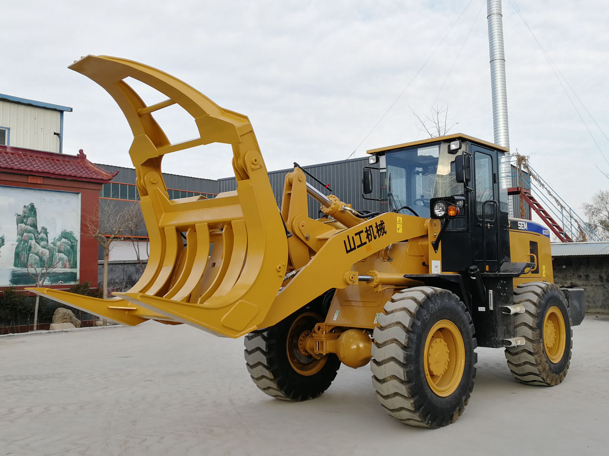 Forestry Log Grapple Loader SEM636D-LG