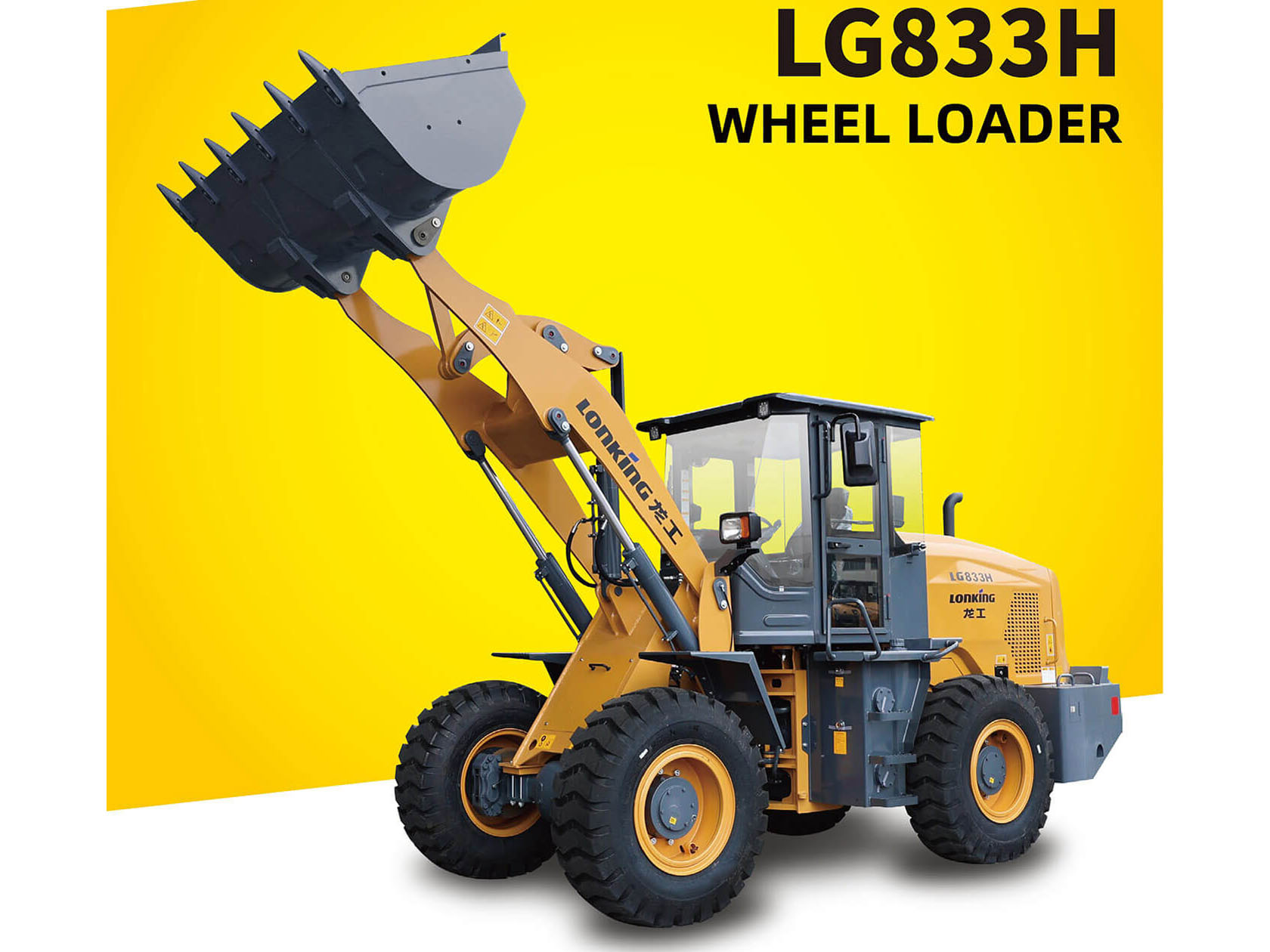 3ton Small Wheel loader LONKING LG833H